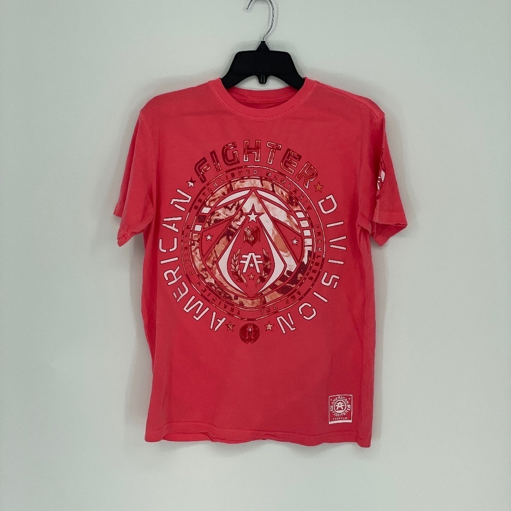 AMERICAN FIGHTER Coral Short Sleeve T-Shirt